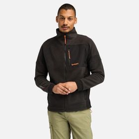 Timberland TB0A6Y560011 Polartec Mıx Medıa Full Zıp Fleece Erkek Siyah Ceket