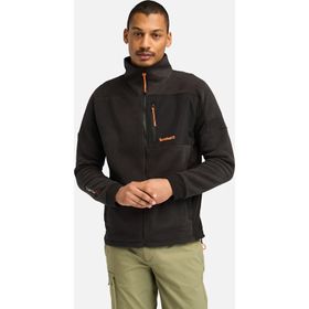 Timberland TB0A6Y560011 Polartec Mıx Medıa Full Zıp Fleece Erkek Siyah Ceket