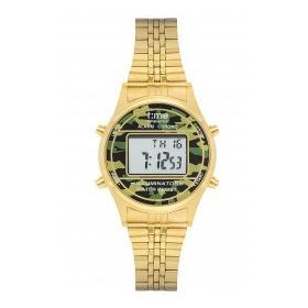 Time Watch TW.127.4GFG Gold Kamuflaj Dijital Kol Saati