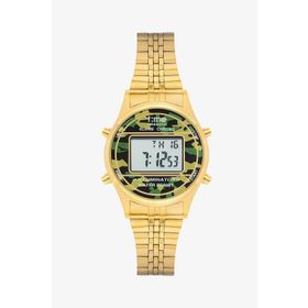 Time Watch TW.127.4GFG Gold Kamuflaj Dijital Kol Saati