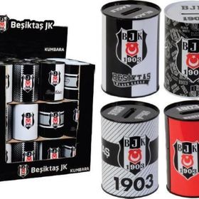 Timon 385953 Metal Küçük Beşiktaş Taraftar Kumbara