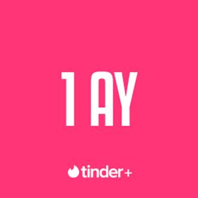 Tinder 1 Aylık Abonelik