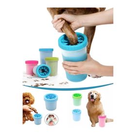TİNEKE 11x9 cm Mavi Orta Boy Köpek Ayak Pati Yıkama Ve Temizleme Aparatı