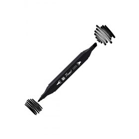 Tinge Twin 120 Black Çift Uçlu Markör Kalem