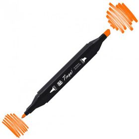 Tinge Twin 122 Milky Fluorescent Orange Çift Uçlu Markör Kalem