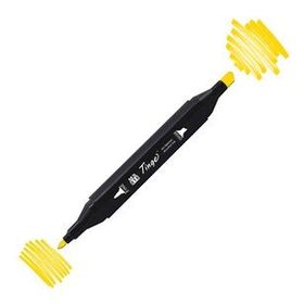 Tinge Twin 34 Yellow Çift Uçlu Markör Kalem