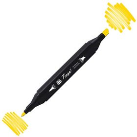Tinge Twin 34 Yellow Çift Uçlu Markör Kalem
