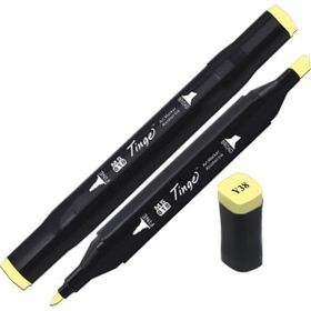 Tinge Twin 38 Pale Yellow Çift Uçlu Markör Kalem