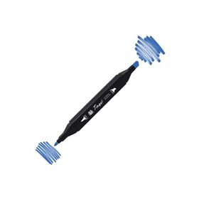 Tinge Twin 74 Brilliant Blue Çift Uçlu Markör Kalem
