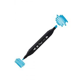 Tinge Twin B63 Cerulean Blue Çift Uçlu Markör Kalem