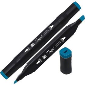 Tinge Twin B64 Indian Blue Çift Uçlu Markör Kalem