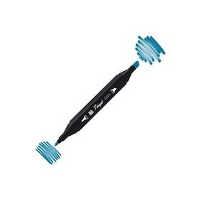 Tinge Twin B64 Indian Blue Çift Uçlu Markör Kalem