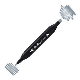 Tinge Twin BG5 Blue Grey Çift Uçlu Markör Kalem