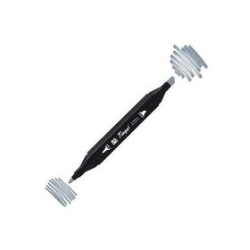 Tinge Twin BG5 Blue Grey Çift Uçlu Markör Kalem