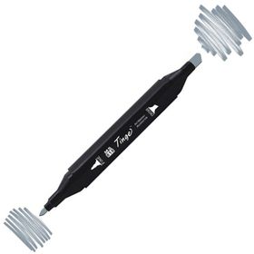 Tinge Twin BG5 Blue Grey Çift Uçlu Markör Kalem