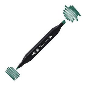 Tinge Twin BG51 Dark Green Çift Uçlu Markör Kalem