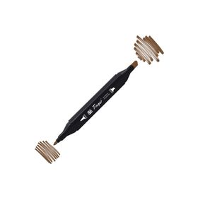 Tinge Twin BR102 Raw Umber Çift Uçlu Markör Kalem