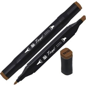 Tinge Twin BR102 Raw Umber Çift Uçlu Markör Kalem