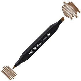 Tinge Twin BR102 Raw Umber Çift Uçlu Markör Kalem