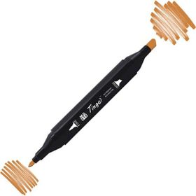 Tinge Twin BR103 Potato Brown Çift Uçlu Markör Kalem