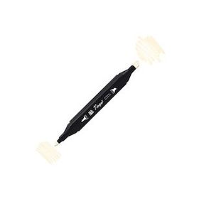 Tinge Twin BR109 Pearl White Çift Uçlu Markör Kalem