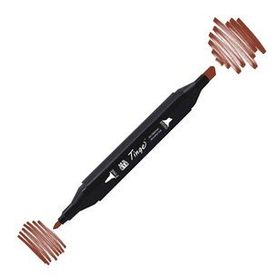 Tinge Twin BR94 Brick Brown Çift Uçlu Markör Kalem