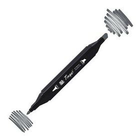 Tinge Twin CG8 Cool Grey Çift Uçlu Markör Kalem