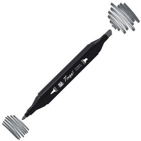 Tinge Twin CG8 Cool Grey Çift Uçlu Markör Kalem