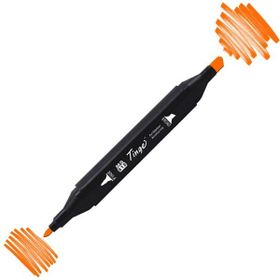 Tinge Twin F122 Fluorescent Orange Çift Uçlu Markör Kalem