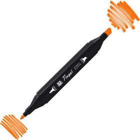 Tinge Twin F122 Fluorescent Orange Çift Uçlu Markör Kalem