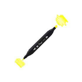 Tinge Twin F123 Fluorescent Yellow Çift Uçlu Markör Kalem