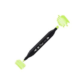 Tinge Twin F124 Fluorescent Green Çift Uçlu Markör Kalem