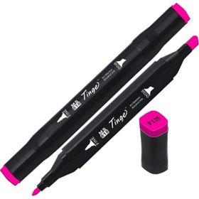 Tinge Twin F125 Fluorescent Rose Çift Uçlu Markör Kalem
