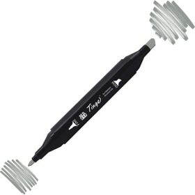 Tinge Twin GG5 Green Grey Çift Uçlu Markör Kalem