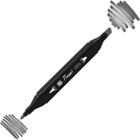 Tinge Twin GG7 Green Grey Çift Uçlu Markör Kalem