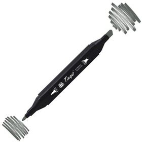 Tinge Twin GG7 Green Grey Çift Uçlu Markör Kalem