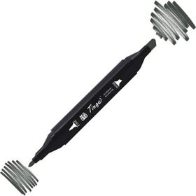 Tinge Twin GG9 Green Grey Çift Uçlu Markör Kalem