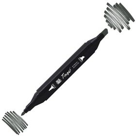 Tinge Twin GG9 Green Grey Çift Uçlu Markör Kalem