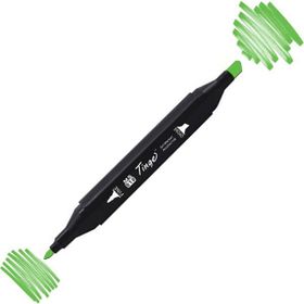 Tinge Twin GY47 Grass Green Çift Uçlu Markör Kalem
