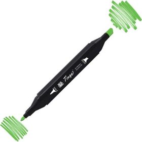 Tinge Twin GY47 Grass Green Çift Uçlu Markör Kalem