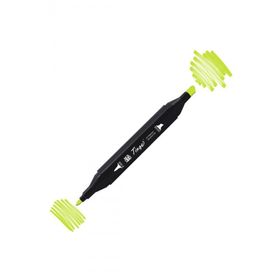 Tinge Twin GY48 Yellow Green Çift Uçlu Markör Kalem