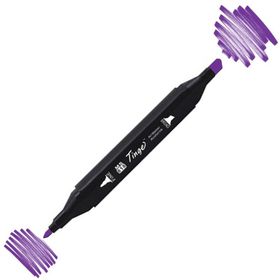 Tinge Twin P81 Deep Violet Çift Uçlu Markör Kalem