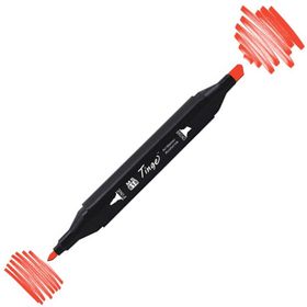 Tinge Twin R14 Vermillion Çift Uçlu Markör Kalem