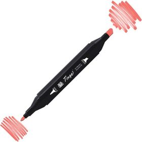 Tinge Twin R16 Coral Pink Çift Uçlu Markör Kalem