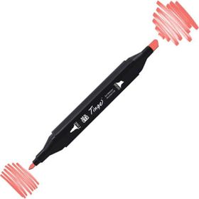 Tinge Twin R16 Coral Pink Çift Uçlu Markör Kalem