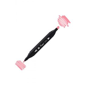 Tinge Twin R8 Rose Pink Çift Uçlu Markör Kalem