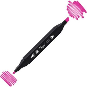 Tinge Twin RP86 Vivid Reddish Purple Çift Uçlu Markör Kalem