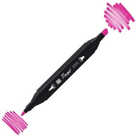 Tinge Twin RP86 Vivid Reddish Purple Çift Uçlu Markör Kalem