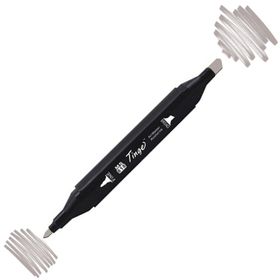 Tinge Twin WG-4 Warm Grey Çift Uçlu Markör Kalem