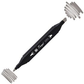 Tinge Twin WG-6 Warm Grey Çift Uçlu Markör Kalem